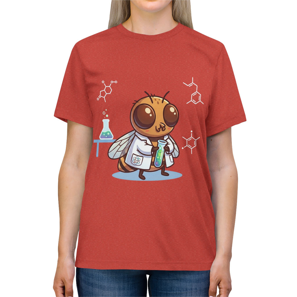 Lab Coat Scientist Fruit Fly Unisex High Quality Tee Shirt