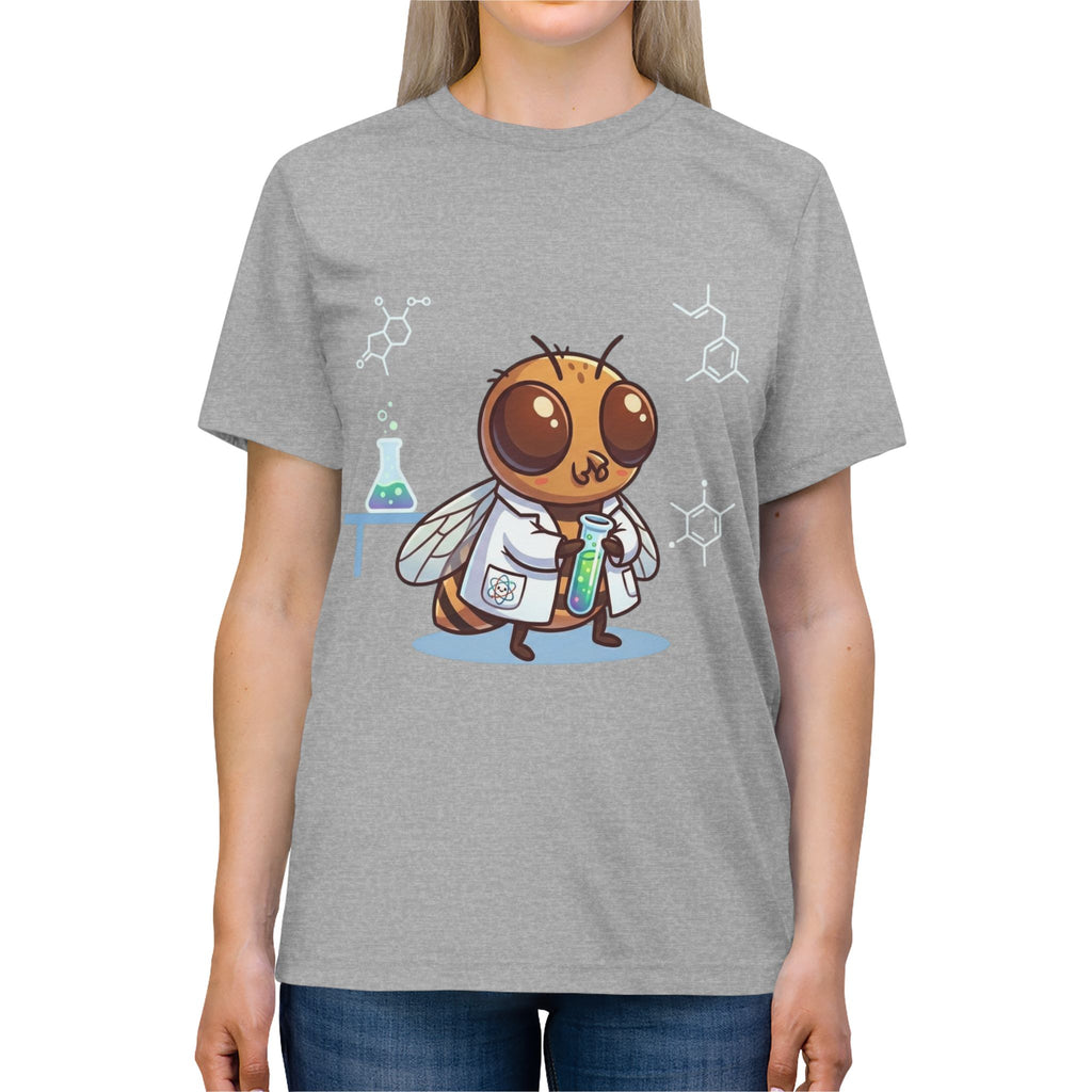 Lab Coat Scientist Fruit Fly Unisex High Quality Tee Shirt