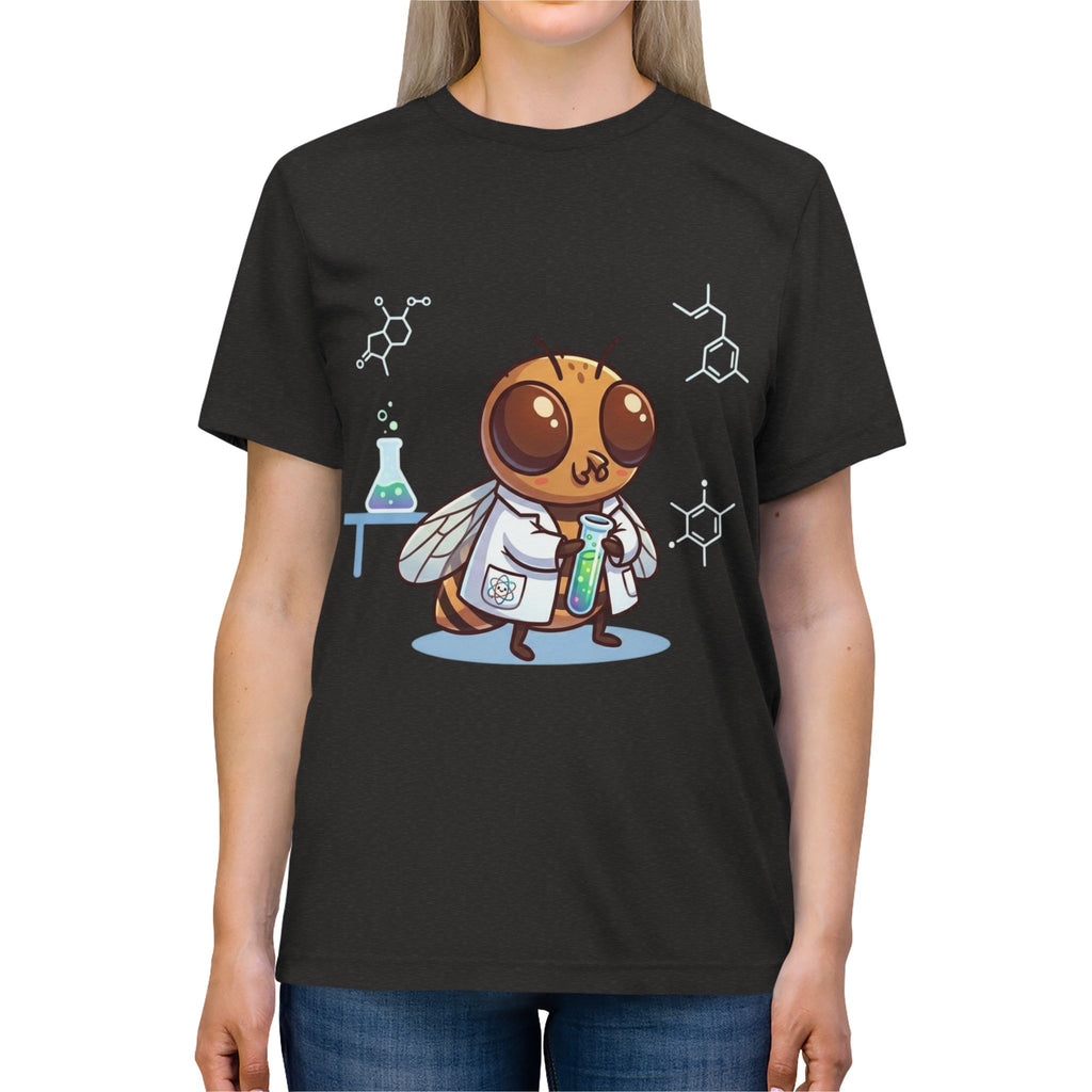 Lab Coat Scientist Fruit Fly Unisex High Quality Tee Shirt